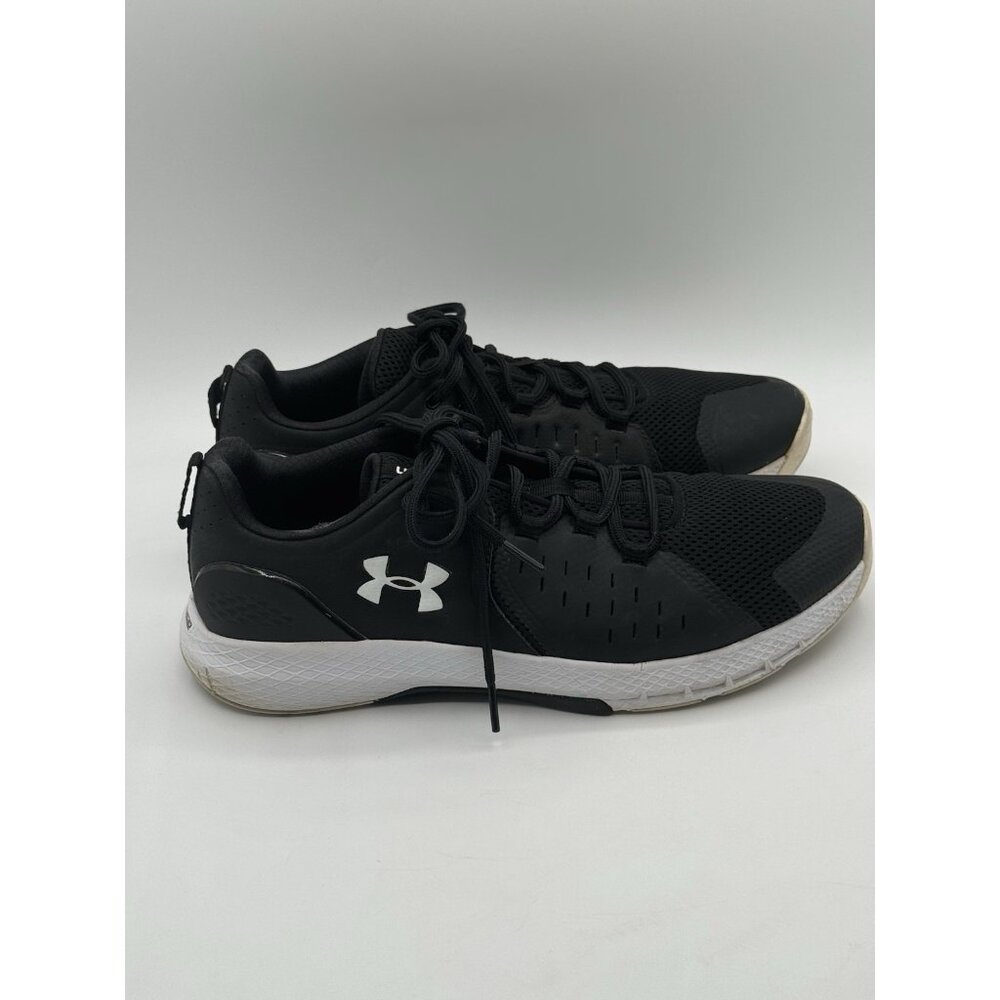 Under Armour 3022027 Men’s Charged Commit TR 2.0 Training Black Shoes Sz 11